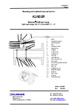 Preview for 1 page of KLINGER Ballostar KHE Mounting And Treatment Instructions