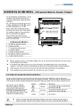 Klinkmann Unitronics IO-DI8-RO8 Quick Start Manual preview