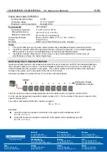 Preview for 8 page of Klinkmann Unitronics IO-DI8-RO8 Quick Start Manual