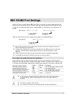 Klinkmann Unitronics M91 Operation & Settings Manual preview