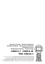 Preview for 1 page of KLIPPO COBRA S Operator'S Manual