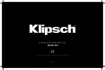 Предварительный просмотр 10 страницы Klipsch 1069290 Owner'S Manual