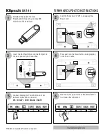 Klipsch BAR 48 Firmware Update Instructions предпросмотр