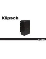 Klipsch CP-4T Owner'S Manual предпросмотр