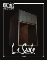 Предварительный просмотр 1 страницы Klipsch HERITAGE La Scala Owner'S Manual