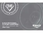 Klipsch IC-400-T Owner'S Manual preview