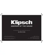 Preview for 28 page of Klipsch KG-200 Owner'S Manual