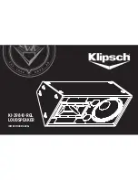 Preview for 1 page of Klipsch KI-398-B-RGL Instruction Manual