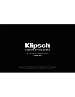 Предварительный просмотр 101 страницы Klipsch KPT-1200-M Installation Manual