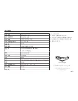 Предварительный просмотр 36 страницы Klipsch KPT-1802-HLS Owner'S Manual