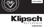 Предварительный просмотр 1 страницы Klipsch R-100SW User Manual