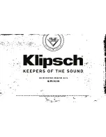 Предварительный просмотр 9 страницы Klipsch R-15M User Manual