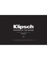 Предварительный просмотр 24 страницы Klipsch R-26PF Manual