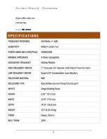 Preview for 2 page of Klipsch Reference Premiere RP-250C Service Manual