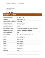 Preview for 4 page of Klipsch Reference Premiere RP-250C Service Manual