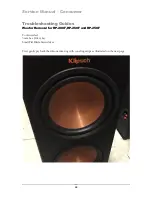 Предварительный просмотр 15 страницы Klipsch Reference Premiere RP-250F Service Manual