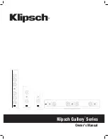 Klipsch Reference series Owner'S Manual preview