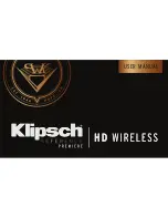 Preview for 1 page of Klipsch RP-110WSW User Manual