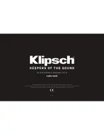 Предварительный просмотр 8 страницы Klipsch Sixes Manual