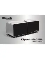 Klipsch STADIUM Owner'S Manual preview