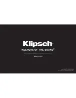 Предварительный просмотр 51 страницы Klipsch STADIUM Owner'S Manual