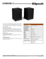 Предварительный просмотр 15 страницы Klipsch SURROUND 3 Quick Start Manual