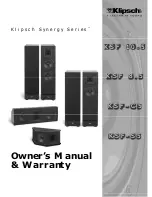 Предварительный просмотр 2 страницы Klipsch Synergy Series KSF-10.5 Owner'S Manual & Warranty