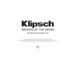 Preview for 11 page of Klipsch the One II Manual