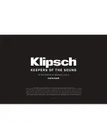 Preview for 20 page of Klipsch The Three Manual