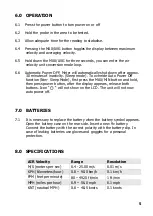 Preview for 5 page of Klipspringer VTA782 Manual