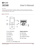 KLIQ TinyTune User Manual preview