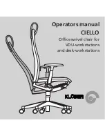 Предварительный просмотр 1 страницы KLOBER CIELLO Operator'S Manual