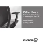 Предварительный просмотр 2 страницы KLOBER Duera Operating Instructions Manual