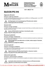 Preview for 1 page of Klockner Moeller SUCOS PS 316 Installation Instructions Manual