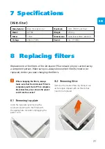 Preview for 21 page of KLOP INNOVATIONS AIRCLEANER Pillar User Manual