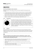 Preview for 16 page of KLS Martin Minicutter Instructions For Use Manual