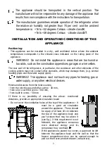 Preview for 5 page of Klugmann KFF185BGL Instruction Manual