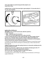 Предварительный просмотр 9 страницы Klugmann KGO600GGFX Instruction Manual