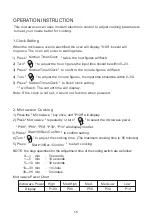 Предварительный просмотр 15 страницы Klugmann KMO25BX Instruction Manual