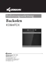 Klugmann KO6011TCX Instruction Manual предпросмотр