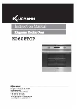 Preview for 26 page of Klugmann KO608TCP Instruction Manual