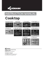 Klugmann KT604.1X Instruction Manual preview