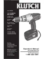 Klutch 399445 Operator'S Manual preview