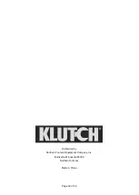 Preview for 32 page of Klutch 49671 Owner'S Manual