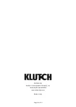 Предварительный просмотр 13 страницы Klutch 57392 Owner'S Manual