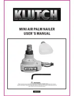 Klutch Mini Air Palm Nailer User Manual предпросмотр