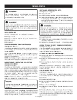 Preview for 8 page of Klutch NT1D Operator'S Manual