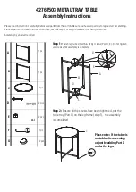 Предварительный просмотр 1 страницы KMART 42767503 Assembly Instructions