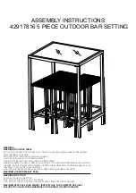 Предварительный просмотр 1 страницы KMART 42917816 Assembly Instructions