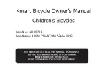 Preview for 1 page of KMART 42959793 Owner'S Manual